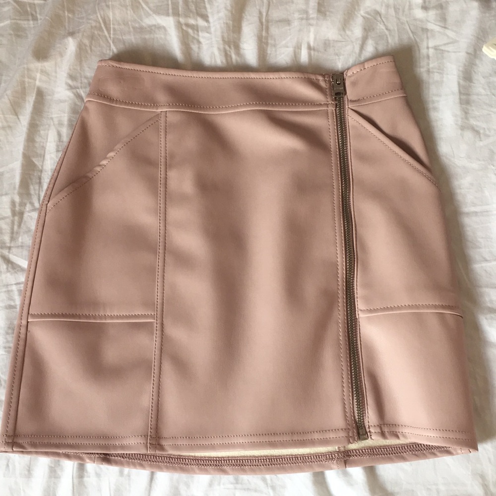 Express Faux Leather Mini Skirt